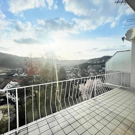 公寓 Lahnblick Und Stadtblick Mit Balkon