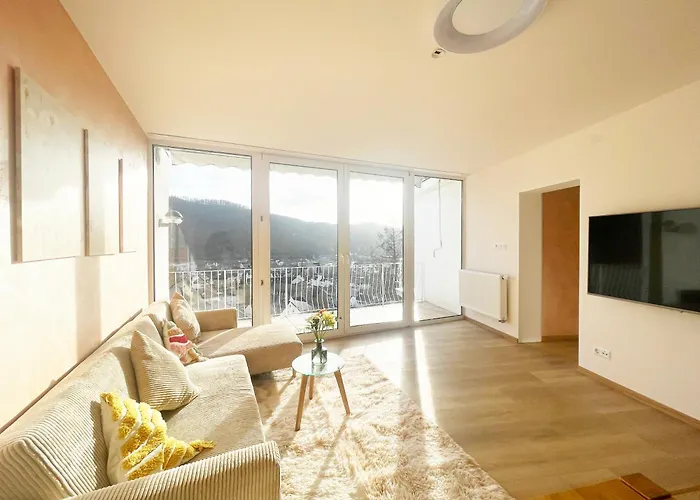 Lahnblick Und Stadtblick Mit Balkon דירה באד אמס