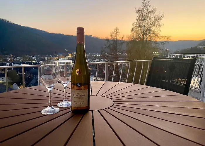 דירה Lahnblick Und Stadtblick Mit Balkon