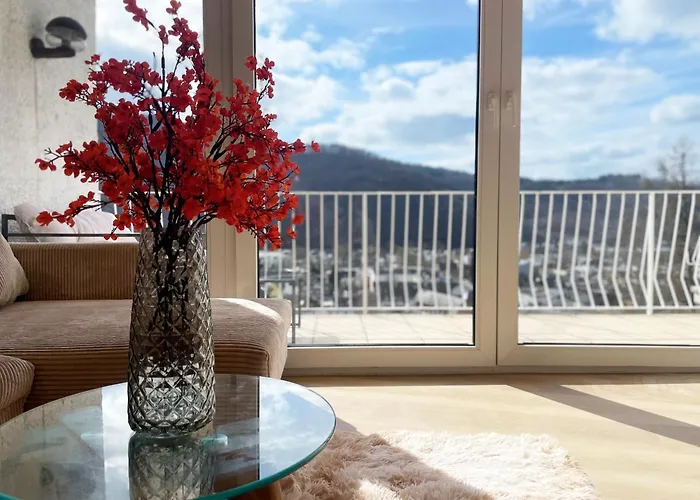 Lahnblick Und Stadtblick Mit Balkon *