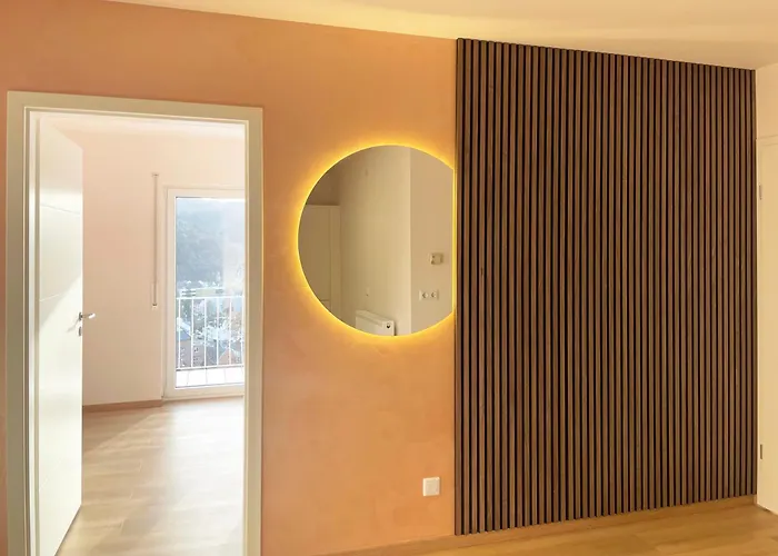 Lahnblick Und Stadtblick Mit Balkon באד אמס